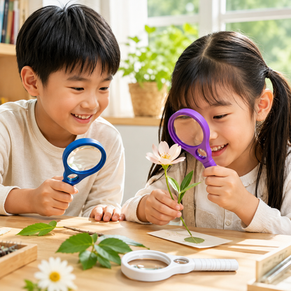 Play N Learn Big Pocket Magnifier Science Educational Toy | Nature Explorer (Random Colour) 1 Piece