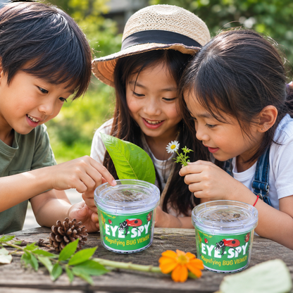 Play N Learn Magnifying Bug Jar Viewer | Nature Exploration Toy & Party Gift