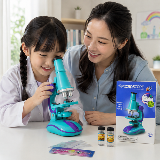 Play N Learn Educational Toy Microscope for Children | First Microscope Science Set