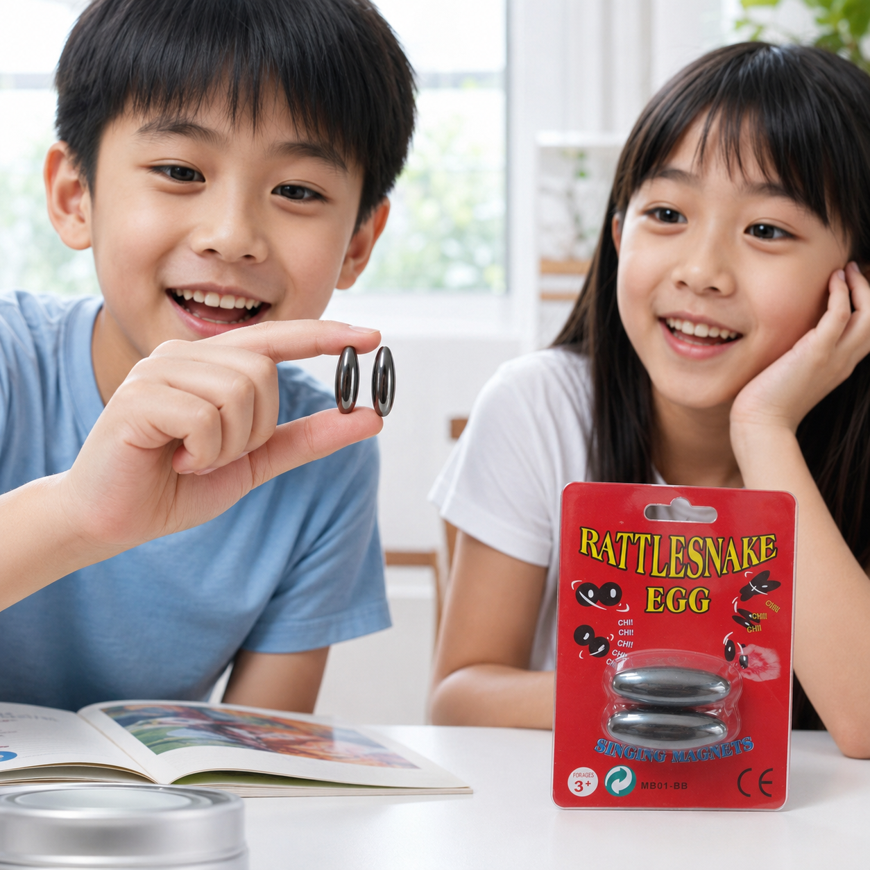 Play N Learn Magnetic Rattler | Science Party Gift Toy (2 Pieces)