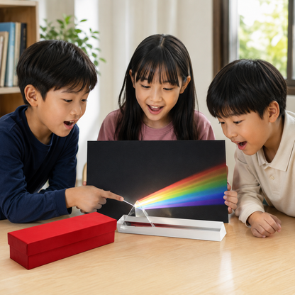 Play N Learn Clear Acrylic Triangular Prism | Light Reflection & Rainbow Experiments