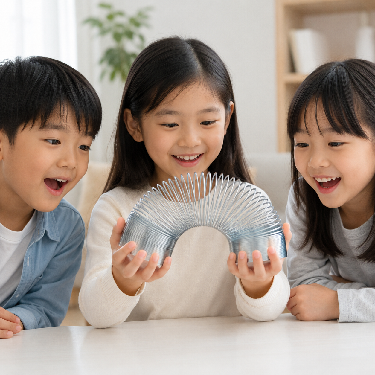 Play N Learn Metal Slinky | Classic Gravity & Motion Science Toy