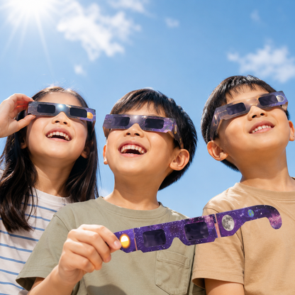 Play N Learn Paper Solar Eclipse Glasses | Safe Solar Viewing Lenses