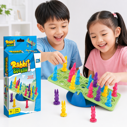 Play N Learn Rabbit SeeSaw Balancing Game | Problem-Solving Math Skills Board Game