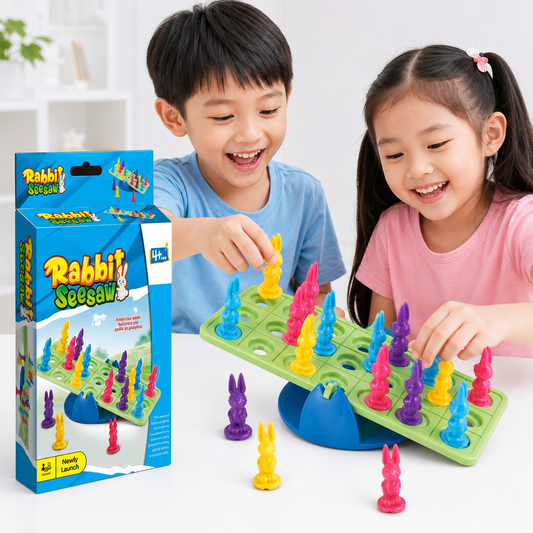 Play N Learn Rabbit SeeSaw Balancing Game | Problem-Solving Math Skills Board Game