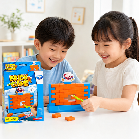Play N Learn 707 Brick Party Game | Humpty Dumpty Wall Balancing Game