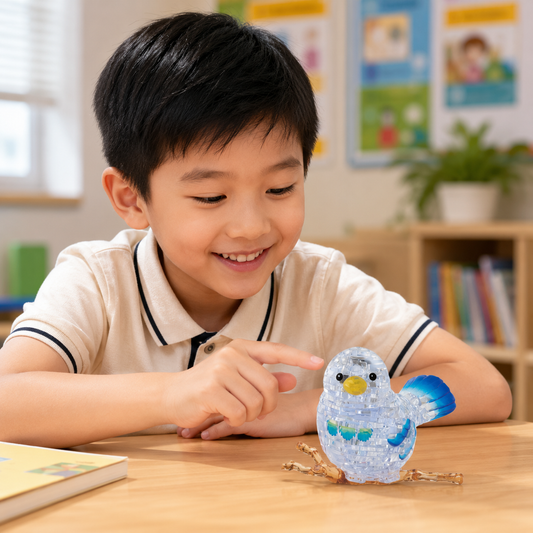 Play N Learn 3D Crystal Clear Bird | Jigsaw Puzzle Building & Spatial Skills