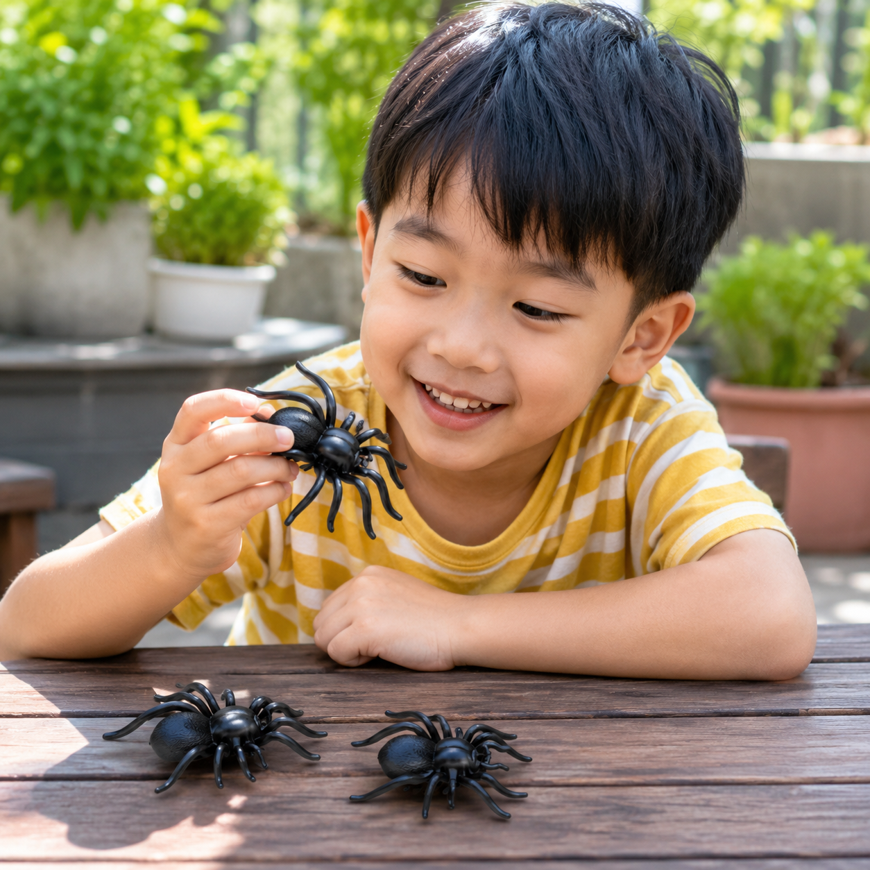 Play N Learn Battery-Operated Moving Spider Toy | Fun Playtime Companion for Kids & Pets
