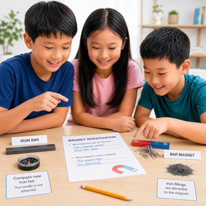 Play N Learn Iron Bar | Magnetic Pole Experiments & Discovery