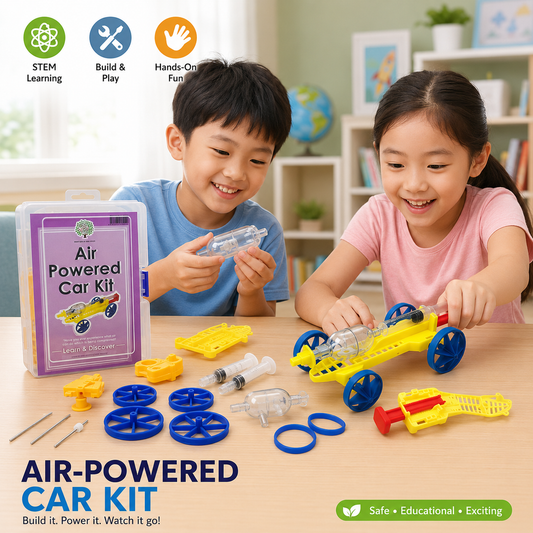 Play N Learn Air Powered Car Kit | STEM Science Experiment on Air & Energy