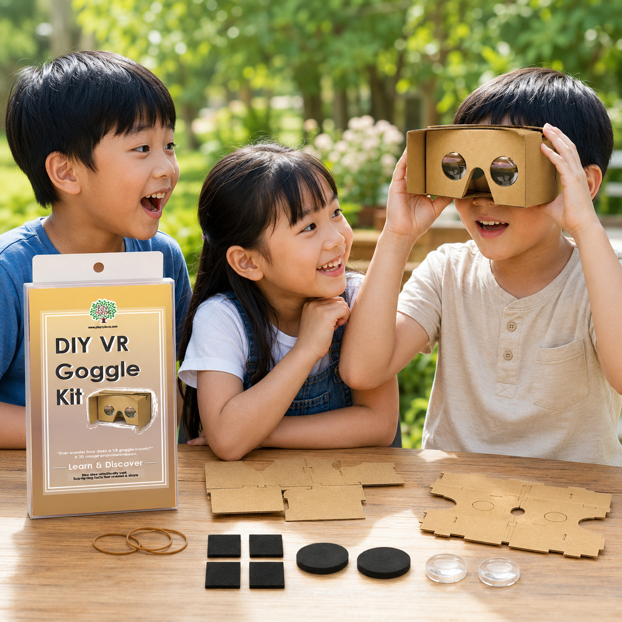Play N Learn DIY VR Goggle Kit | Build Your Own Virtual Reality Headset