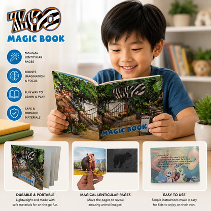 Play N Learn Optical Illusion Magic Moving Picture Book | Visual Science for Kids
