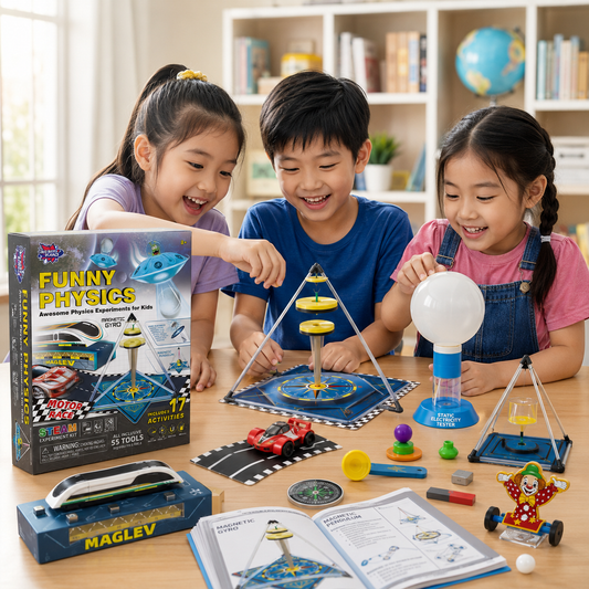 Play N Learn Big Bang Science Funny Physics Experiments Kit | 17 STEM Activities