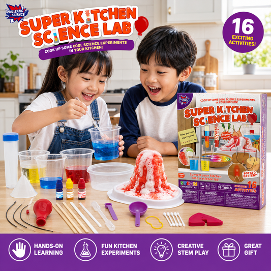 Play N Learn Big Bang Science in the Kitchen Experiments Kit | 10 STEM Activities