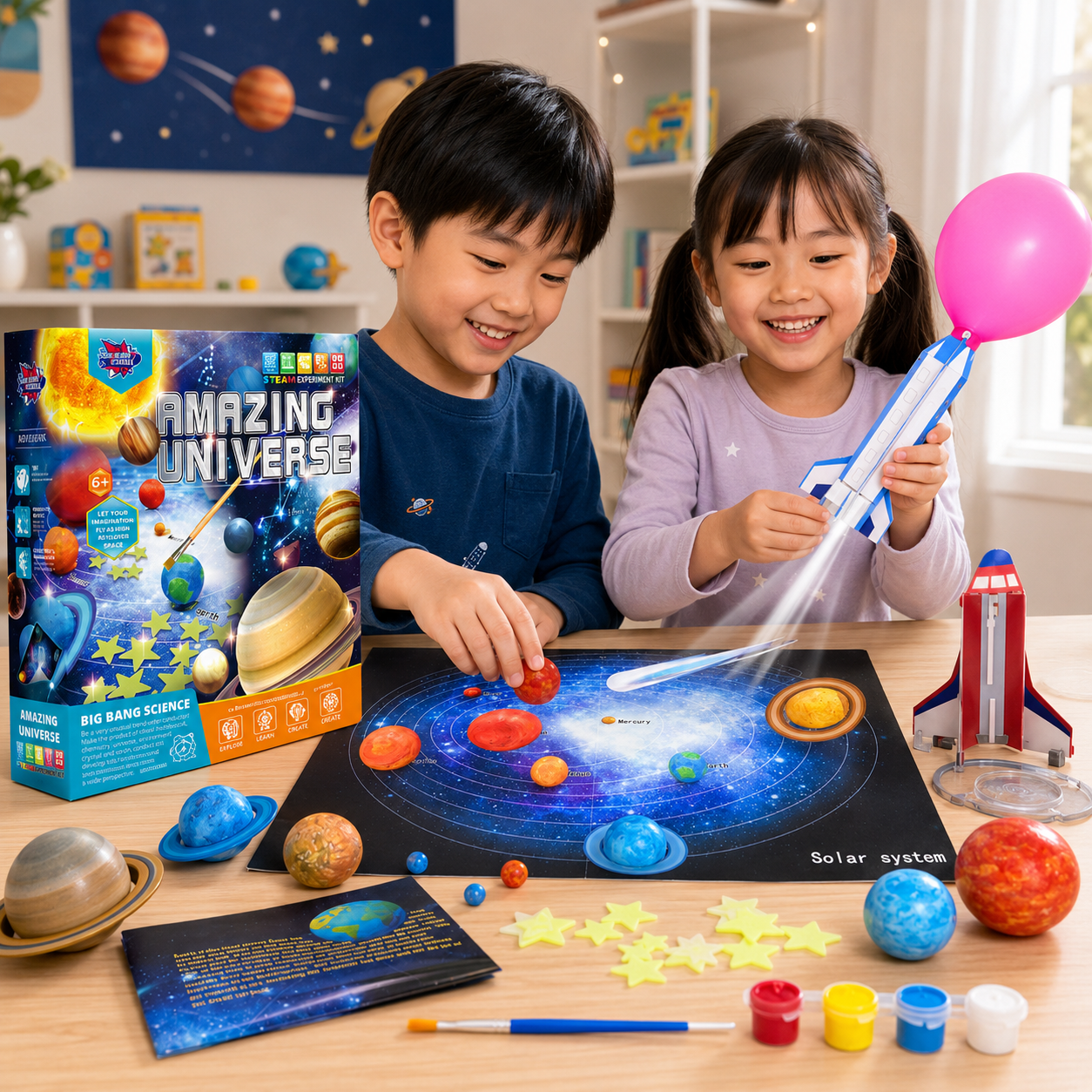 Play N Learn Big Bang Science Amazing Universe Kit | Constellations & Solar System STEAM