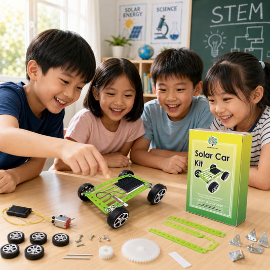 Play N Learn Solar Car Kit | STEM Renewable Energy Experiment