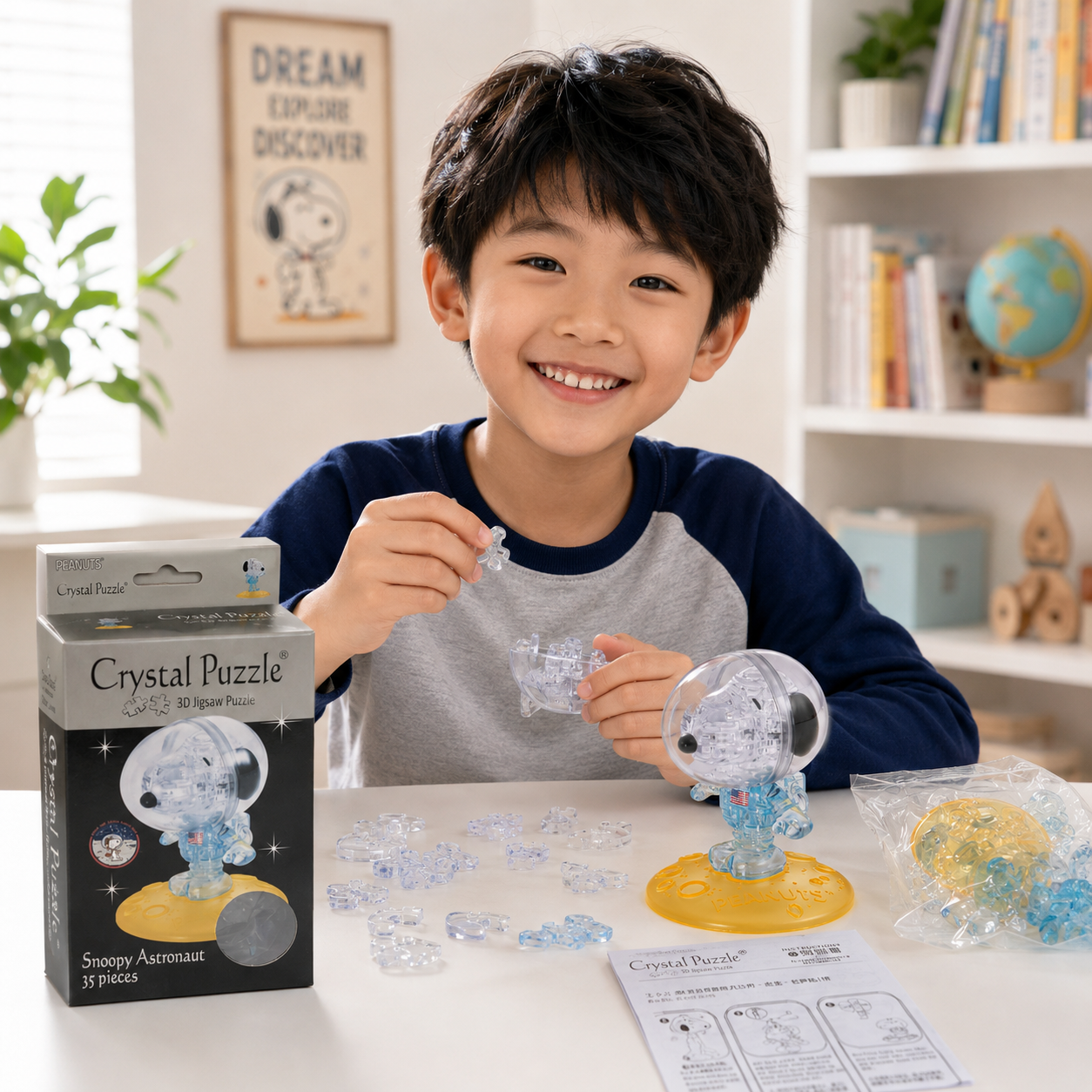 Play N Learn Singapore Merlion 3D Crystal Puzzle | Jigsaw Educational Toy