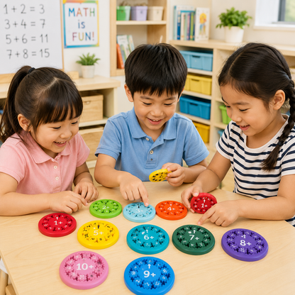 Play N Learn Fidget Spinner Addition & Subtraction Game | Math Toy for Kids