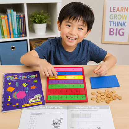 Play N Learn Smart Mathematics Fractions Kit | Upper Primary Math Learning Resource