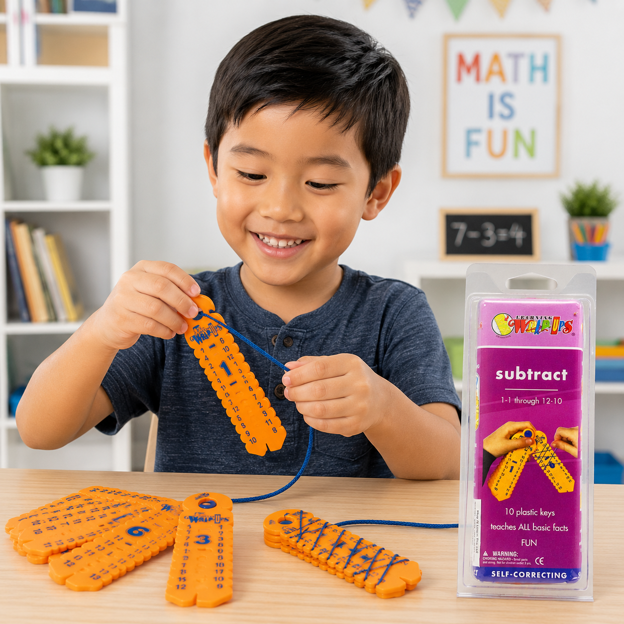 Play N Learn Smart Mathematics Wrap Up Subtraction Teaching Tool