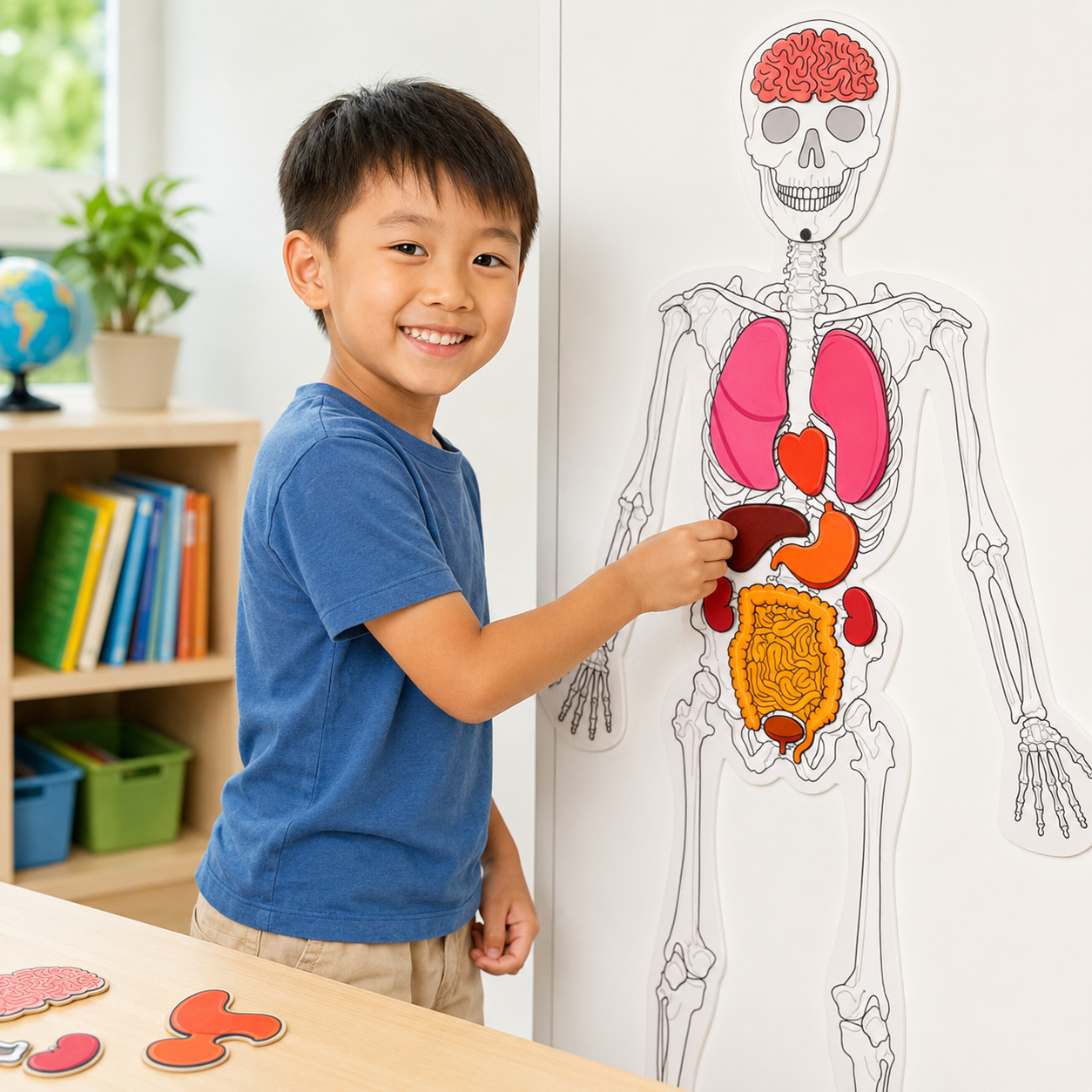 Play N Learn DIY Giant Skeleton Man | Anatomy Kit with 10 Organs