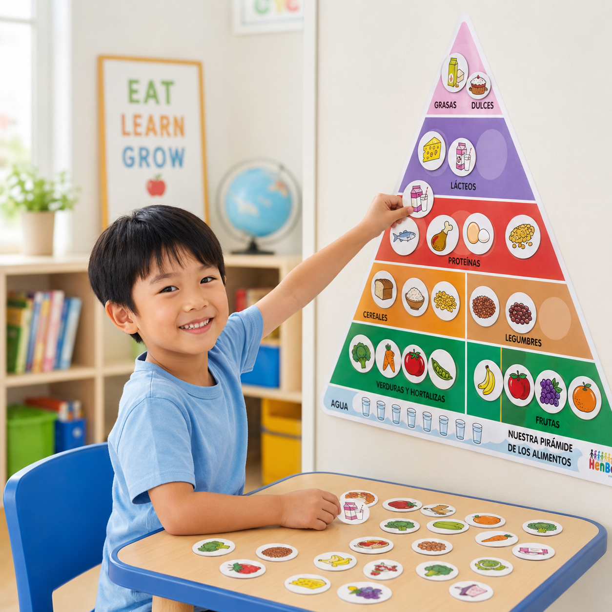 Play N Learn Food Pyramid Poster | Nutrition Teaching Resource
