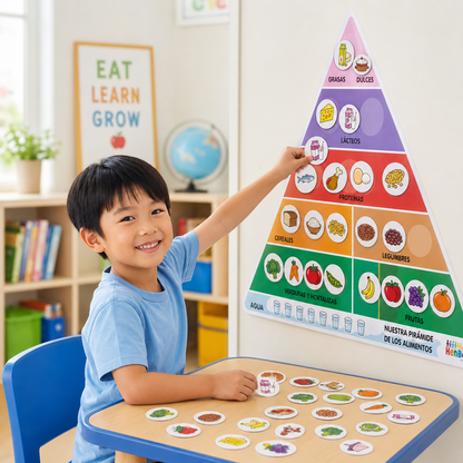Play N Learn Food Pyramid Poster | Nutrition Teaching Resource