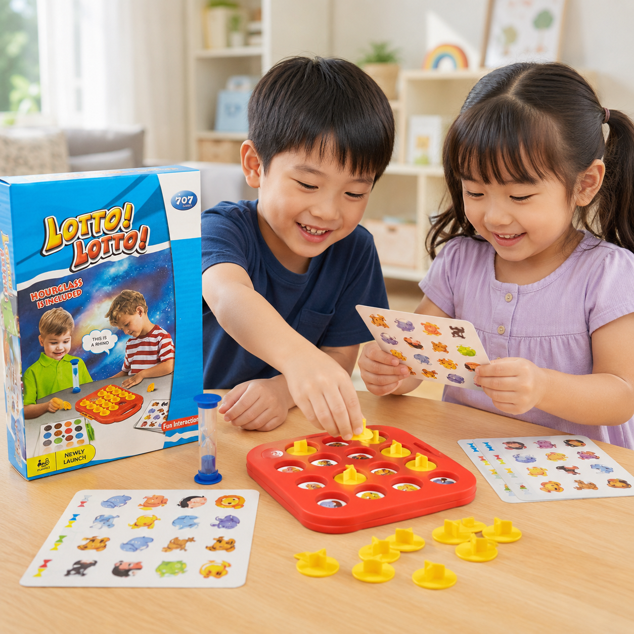 Play N Learn 707 Lotto Memory Game | Memory & Observation Skills