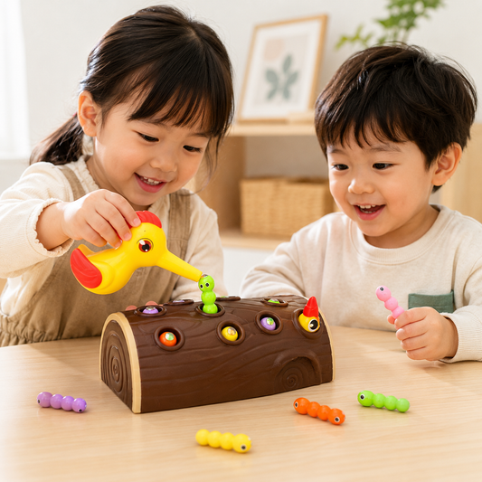 Play N Learn Doctor Woodpecker Catching Bugs Game | Fine Motor & Colour Recognition
