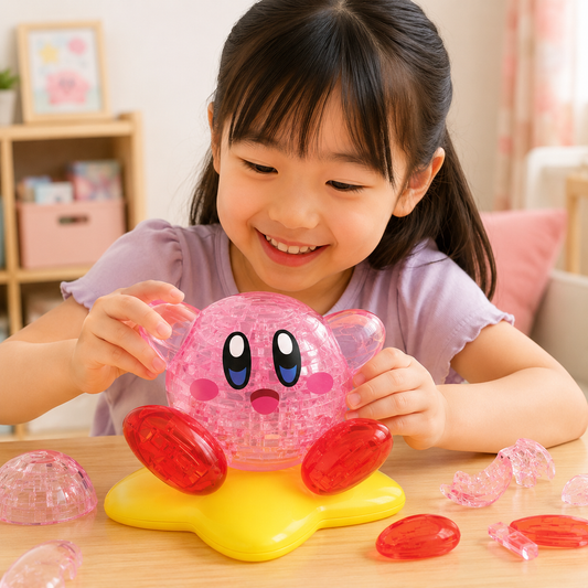 Play N Learn Kirby 3D Crystal Puzzle | Jigsaw Educational Toy
