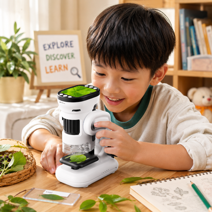 Play N Learn Digital Microscope | STEM Science Tool for Kids & School Use