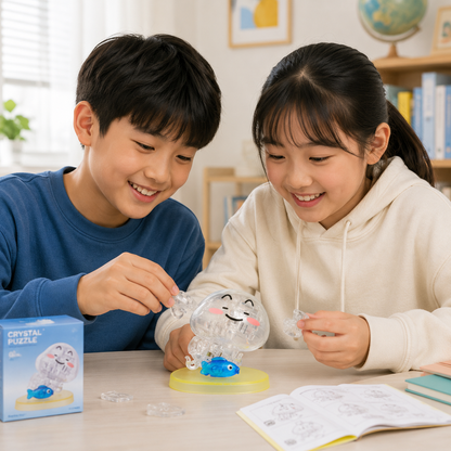 Play N Learn 3D Crystal Puzzle Quby Moyu | STEM Jigsaw Brain Teaser
