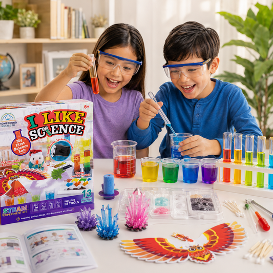 Play N Learn Big Bang I Like Science Fun Experiments Kit for Kids | 13 STEM Activities