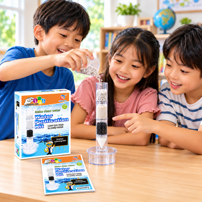 Play N Learn Water Purification Kit | Filtration STEM Science Experiment for Kids