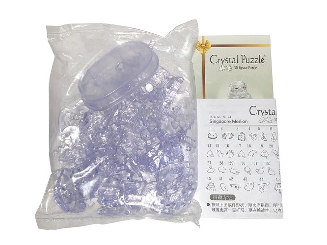 3D Crystal Puzzle Play N Learn Singapore Merlion Educational Toy Jigsaw Puzzle