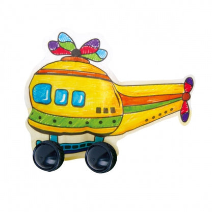 Play N Learn Colorloon Colour & Inflate 3D Vehicle DIY Kit | Party Gift