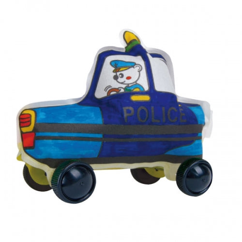 Creative Play N Learn Party Gift Craft Colorloon Colour and Inflate 3D Vehicle DIY Kits
