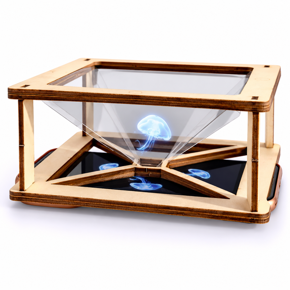 Play N Learn Hologram Projector Kit | DIY 3D Hologram STEM Science & Optical Learning Kit for Kids