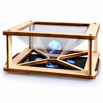 Play N Learn Hologram Projector Kit | DIY 3D Hologram STEM Science & Optical Learning Kit for Kids