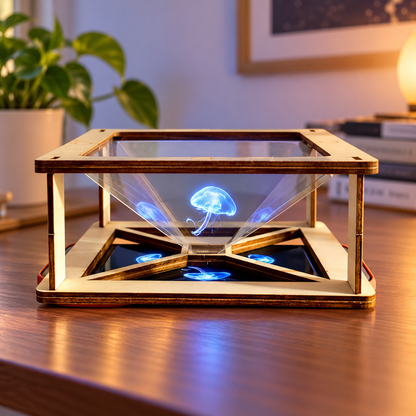 Play N Learn Hologram Projector Kit | DIY 3D Hologram STEM Science & Optical Learning Kit for Kids