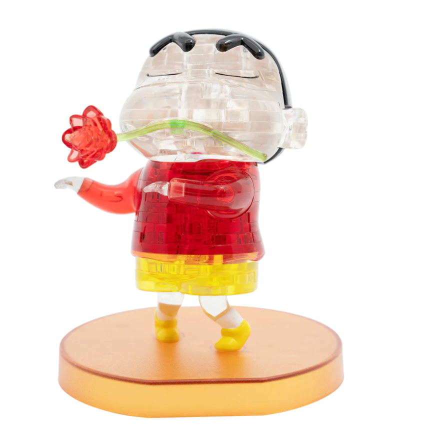 Jigsaw Puzzle Play N Learn 3D Crystal Puzzle Sanrio Crayon Shinchan