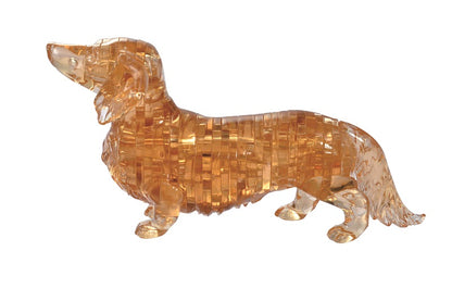 Play N Learn 3D Crystal Dachshund | Jigsaw Puzzle Building & Spatial Skills