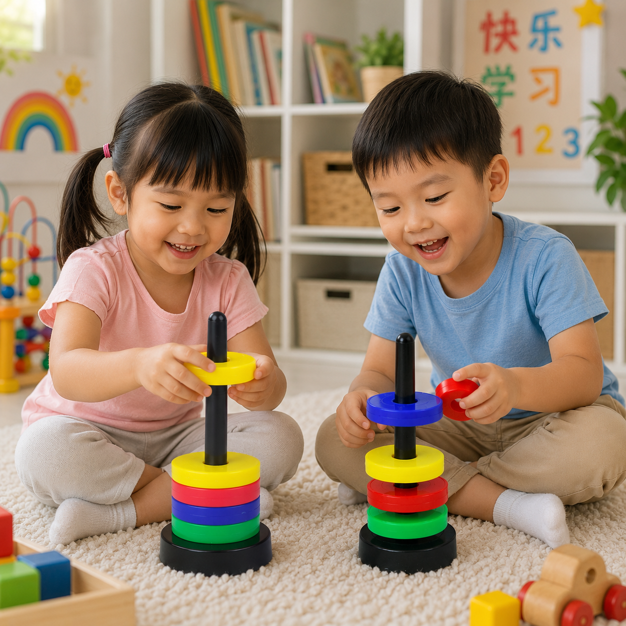 Play N Learn STEM Floating Magnets | Hands-On Magnetic Force Experiments Kit
