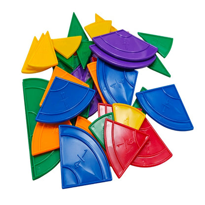 Play N Learn Plastic Pie Charts | Fractions Math Teaching Aid