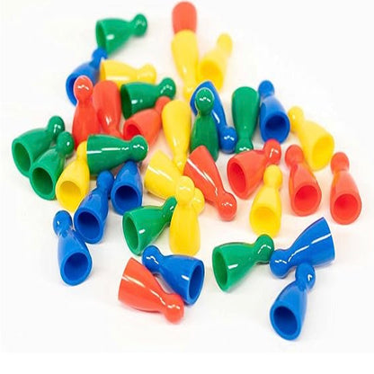 Play N Learn Game Tokens & Counters | Colourful Board Game Pieces for Kids