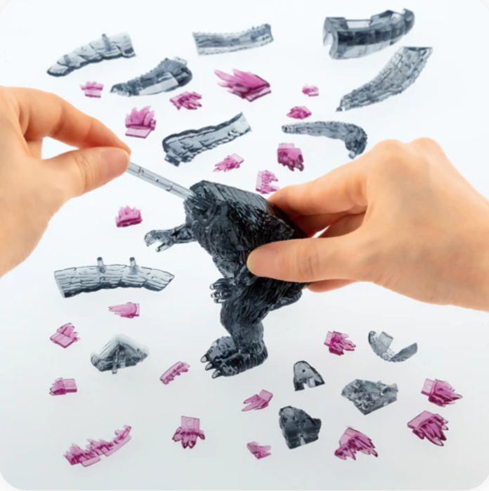 Jigsaw 3D Crystal Puzzle Godzilla