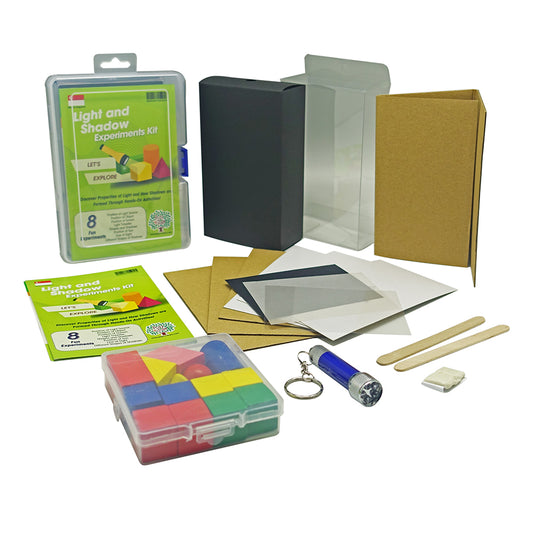 STEM Science Play N Learn 8 Experiments on Light and Shadow Educational Toy Teaching Resource