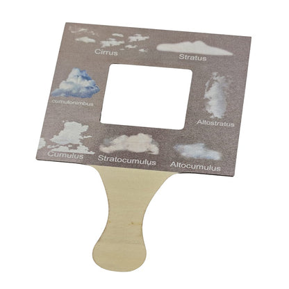 Play N Learn Wooden Leaf & Cloud Finder | Nature Identification Tool for Kids