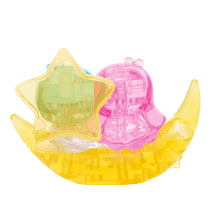 Play N Learn Sanrio Little Twin Stars Moon 3D Crystal Puzzle – 51-Piece Display Model
