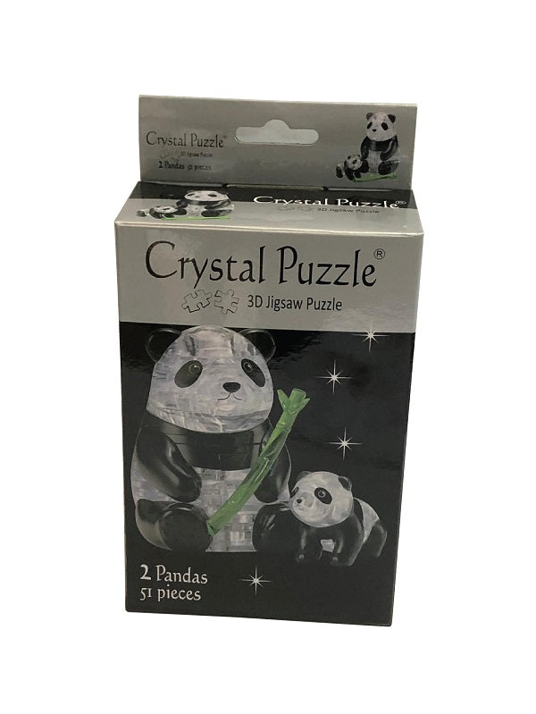 Jigsaw Puzzle Play N Learn 3D Crystal Puzzle Panda & Baby Set